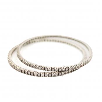 HAND CRAFTED Sterling Silver Bangle 